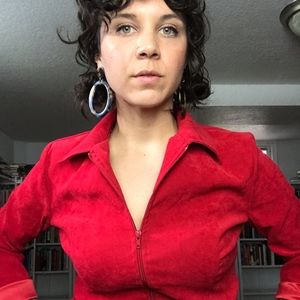 Vintage Clio Zip Up Polyester Blazer - B7